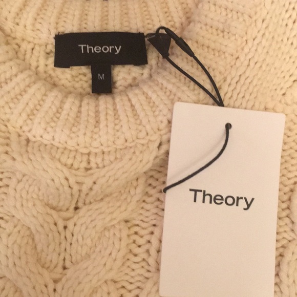 Theory Twisted cable sweater - Picture 8 of 9